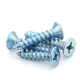 Bingyu blue zinc countersunk head self-tapping screw flat head cross screw wooden tooth screw M3M4M5M6 M41425Jin [Jin equals 0.5 kg] about 12250