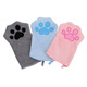 Pet towel glove type dog special quick-drying absorbent cleaning towel cat bath towel pet supplies pink 22*15cm (single pack)