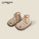 Boe [offizielles Flaggschiff] OCC -Mädchenschuhen Baby Kleinkinder neue Sommersandalen High Top Kinderrose 9866 Aprikosenfarbe 15 / Innere Länge 12,0 cm
