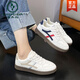 Woodpecker color-blocking German training shoes for women 2025 summer new versatile flat-soled casual sports shoes ins trendy red and blue counter high-end version 35