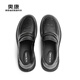 Aokang Men's Shoes 2025 Spring and Autumn New Business Casual Leather Shoes Men's Slip-On Loafers Comfortable Dad Commuting Shoes MT
