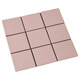 
XMSJ Kitchen Restaurant Hotpot Shop Green Yellow Orange Red Square Mosaic Tiles Nine Grid Colorful Ceramic Grid Wall Tiles Beige 97_9720 3030