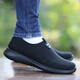 Adachi Kan Zulijian Offizielle Website Huili Herrenschuhe für Sommer Dünne atmungsaktive Mesh-Schuhe Vielseitige lässige Sneaker Soft Sohle Trendy Schuhe Leicht 1473 Schwarz und White_ [atmungsaktives Ein-Fuß-Stil] 39_Standard Code