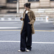 
Demana [Good to take off] Not easy to fade denim loose straight-leg casual overalls for women 2025 autumn style