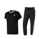 
Adidas women's sports suit 25 summer new simple casual round neck short-sleeved T-shirt running breathable sports pants trousers two-piece set/simple trend L