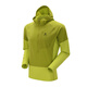 Kailas Sport Outdoor Mountain Climbing Brand Logo Atmungsaktives warmes winddichtes Kapuzen mit halb offener Brust Fleece Jacke Xuanqing Black M.