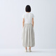 MUJI IDEE Women's Plain Lantern Skirt Long Skirt Women's Skirt Women's 25 Summer Style GA53CC5S Light Gray One Size