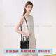 
Calvin Klein small ck Spring new mesh flower hanging decoration bucket bag tote bag fabric shoulder bag small trumpet women's Jet Black