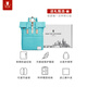 Myd sac à dos pour les femmes 2025 Nouveau sac à dos Simple Femme étudiante de niche de créneau de niche de conception féminine de grande capacité sac à école Blue Mint_ice_Blue_mint