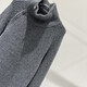 UHFR MALL ENOS TOY 2024 Vestido de suéter de invierno Falda de punto 9855 Smoke Gray S