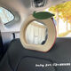 ins Korean car baby baby safety seat apple shape rearview mirror reflector anti-fall acrylic mirror pink mouse