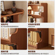 Nifeng bookshelf storage rack floor-standing bookcase simple living room storage cabinet integrated wall-mounted multi-layer home storage display cabinet brown-3 layers 60-curved bookcase