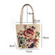 Yunluo mobile phone coin double-sided canvas handbag small bag fashion gold jacquard canvas bag embroidered outing handbag mini butterfly
