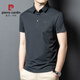 
Pierre cardin 2025 ice silk short-sleeved men's T-shirt middle-aged dad outfit summer thin casual breathable striped polo shirt men red 15286 L 50 recommended weight 125-145 Jin [Jin equals 0.5 kg]