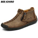 Bee ichiro zapatos de cuero casual para hombres de otoño de cuero otoño