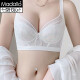 Modale High-End-Verstellbares für Frauen, die sich an Frauen sammeln und sie sammeln, um das Durchhängen und Korrektur und fester Weichstahlring dünne BH Himmelblau zu verhindern 85b verdickt 85b