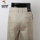 
Woodpecker (TUCANO) Men's Casual Pants 2025 Summer Thin Loose Straight High-End Solid Color Business Pants Men Long Pants Men Navy Blue 6625-1 32