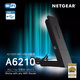 NetGEAR (NETGEAR) A6210 AC1200M USB3.0 external laptop desktop computer dual-band WiFi wireless network card A8000 A8000 new genuine product [with base] triple-band AXE3001