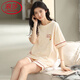 LangSha pajamas (LangSha) women's summer pure cotton shorts can be worn on the outside 2025 new cotton home clothing set 9885 Brand pure cotton M Recommended 80-100Jin [Jin equals 0.5 kg]