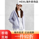卡帕（Kappa）复古开身帽衫2025新款女运动卫衣休闲长袖外套K0E42MK01 印度紫-4316 S 均码