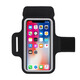Jingxi German running mobile phone arm bag sports mobile phone arm bag for men and women running and cycling fitness universal wrist bag arm bag classic black universal within 6.8 inches
