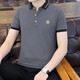 Fat Donglai Revers Polo Shirt Männer lässig atmungsaktive kurzärmelige T-Shirt reifen Männergeschäft hat weiß QY679 M 100-120jin [Jin entspricht 0,5 kg]