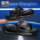 SENMA Slippers men wear non-slip, anti-odor, thick sole, and slouch-like outdoor beach sandals Volcanic ash (flagship) 38-39