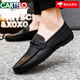 Cartelo 2024 Summer Nuevos zapatos de gorro de hombres versátiles versátiles transpirables y sin desliz