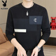 Playboy (PLAYBOY) sweatshirt men's jacket men's long-sleeved T-shirt men's autumn and winter sports and leisure bottoming shirt high-end fashion brand top clothes