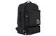 Emporio Armani Couleur solide de grande capacité Logo Impression de sac polyester sac sac à dos sac à dos grand taille de style couple noir