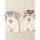 Mini Balabala (Mini Balabala) Baby kurzärmelige Kleidung Sommer Dünner Baby Jungen Sommer Jumpsuit Neugeborenes Vollmondkrabrenanzug 6210 Weiß 80 cm