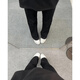 
7 high-quality black jeans for summer men and women American high street men jeans men couples slim straight pants men DFFS-701 black L