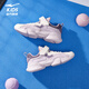 Hongxingerke (Erke) Kinderschuhe für Jungen- und Mädchen -Sportschuhe für Kinderpolsterung leichte Laufschuhe für Lavendelpulver/Mikrokristallweiß/mysteriöser Lila 33