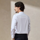 Qipai Chinese stand collar long-sleeved shirt men's 2025 autumn and winter new business national trend containing modal men's shirt Dabai 38