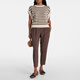 Brunello Cucinelli [Chinese Valentine's Day Selection] Sequin striped cotton blended sweater vest P01054497 White S CN 165/88