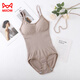 
Catman women's body shaping suit underbreasted buttock lifting triangle style open-size large-size waist tucked belly suspender onesie with chest pads brown (with chest pads) XL (180-200Jin [Jin equals 0.5 kg])