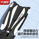 Yuke diving fins free diving long fins fins snorkeling Sambo adult swimming training mask mirror set equipment black and white fins + earplugs and nose clips one size fits all 36-37