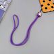 Cute cartoon mobile phone lanyard anti-break male and female doll pendant mobile phone chain jewelry long hanging neck sling nylon solid color doll mobile phone rope children's phone watch lanyard 2 random colors mobile phone pendant