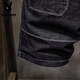 
Playboy (PLAYBOY) denim shorts men's summer thin Japanese workwear trendy brand ins loose straight stretch five-point casual mid-pants black CKW#CK9920 high quality 31