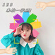 SNQP children's performance program headwear sunflower headband kindergarten activities primary school decorative hair accessories sports meeting headband colorful sunflower headband one pack