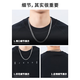 Pang Donglai DL Spring Nouvelle tendance High Street Marque Pure Coton Ice Silk à manches courtes T-shirt masculin 2025 Été en liberté T-shirt T9902 Black 10xl M 100-120Jin [Jin est égal à 0,5 kg]