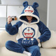 Pwehtm Zuosu Bekleidungsgeschäft Korallen Pyjamas Winter Herbst und Winter verdickter Flanell warmes Cartoon Home Kleidungsstück 9902* Kapuzenset m klein [80-90jin [Jin entspricht 0,5 kg]]