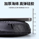 适用捷安特atx66o/620/830/810/720山地自行车坐垫套超软座垫套 条纹黑色硅胶皮款+防雨罩 均码