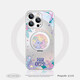 Disney Stilt Apple phone case magnetic belt bracket ring buckle rotating fulcrum new model suitable for women's anti-fall protection case blue bracket [Far Peak Blue] Disney-ZBL15903G hole position iPhone15