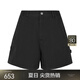 JNBY [Same Model in Shopping Mall] 25 Summer New Shorts Women's Loose Wide Legs 5P5E12190 001/This Black M