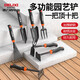DELIXI ELECTRIC gardening tools, small shovel, gardening tool, loose soil, flower weeding, shovel, rake, hoe, 3-piece manual farm tool set