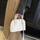 Sac à main en pierre pour les femmes 2025 Nouveau sac de coquille polyvalent rétro de haute qualité sac à bandoulière à une épaule blanc