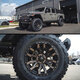 
Fuel D673 is suitable for Wrangler Raptor Dominant JL Prado Tantra D674 D675 Off-road Wheel D693 Silver D693 22x12J