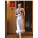 
Lexi Beilu New Chinese Light Luxury Cheongsam Toast Clothes High-end Customized Small Bride Morning Robe Style 687 M 687