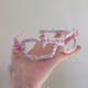 Xinnian children's glasses frame headbands, headbands, women's 2025 new style, high-end, fashionable, versatile hairpins, hair accessories, pink headbands, one pack